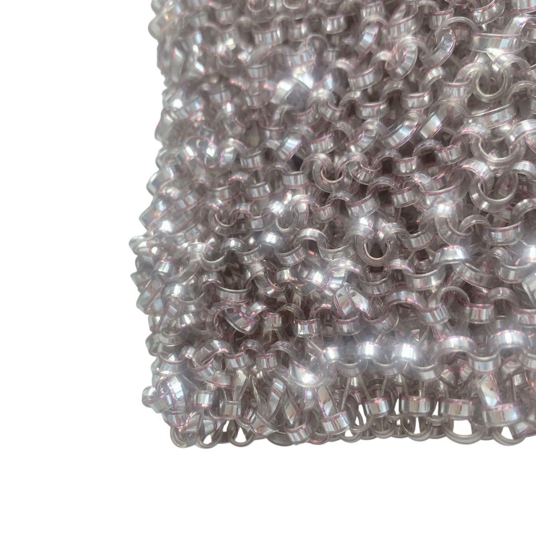 ［美品］ANTEPRIMA アンテプリマ　ワイヤーバッグ　ピンク　リボン