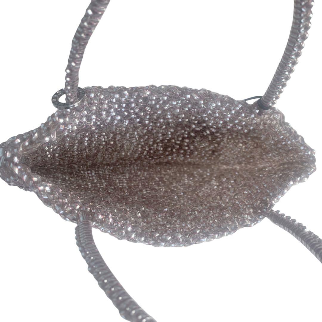 ［美品］ANTEPRIMA アンテプリマ　ワイヤーバッグ　ピンク　リボン