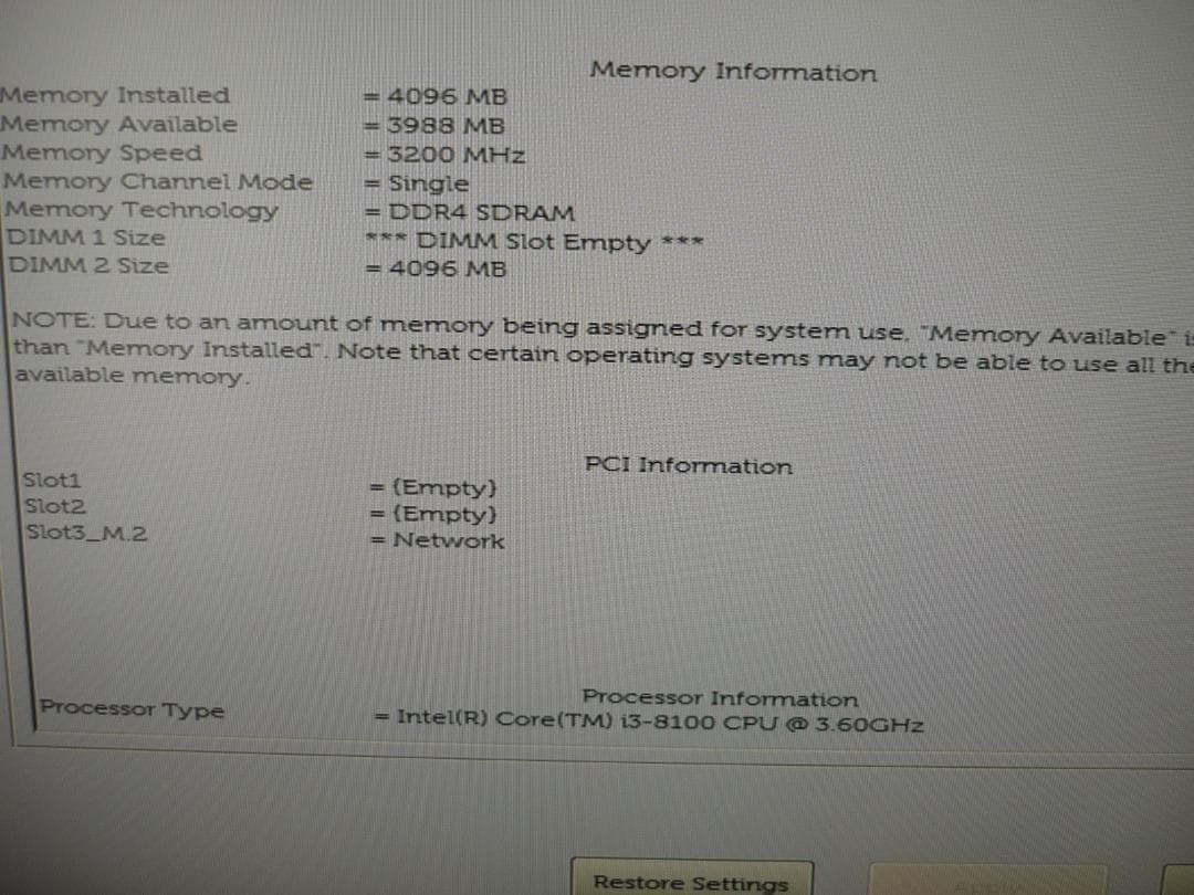 DELL Inspiron3470 i3-8100 メモリなし/HDDなし - メルカリ
