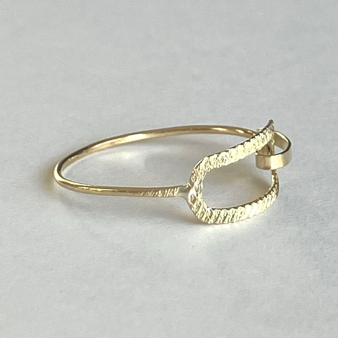 K18 18金　18号　リング　50