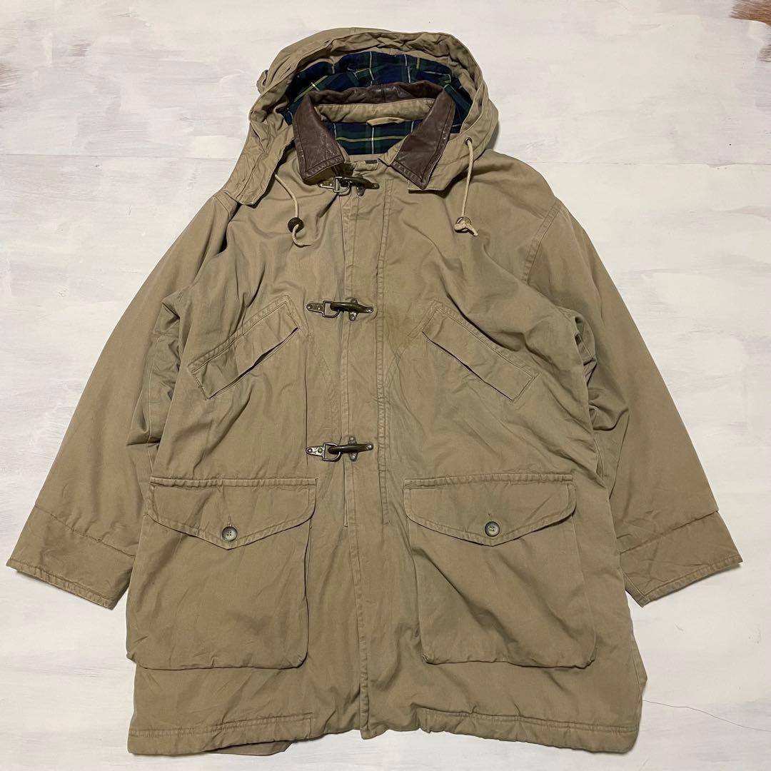 ビンテージ　古着 ファイヤーマンジャケット　レザー　大きいサイズ