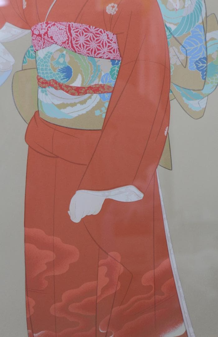 大型シルク作品 上村松園 序の舞 エディションHC 絵画 版画 星田版画