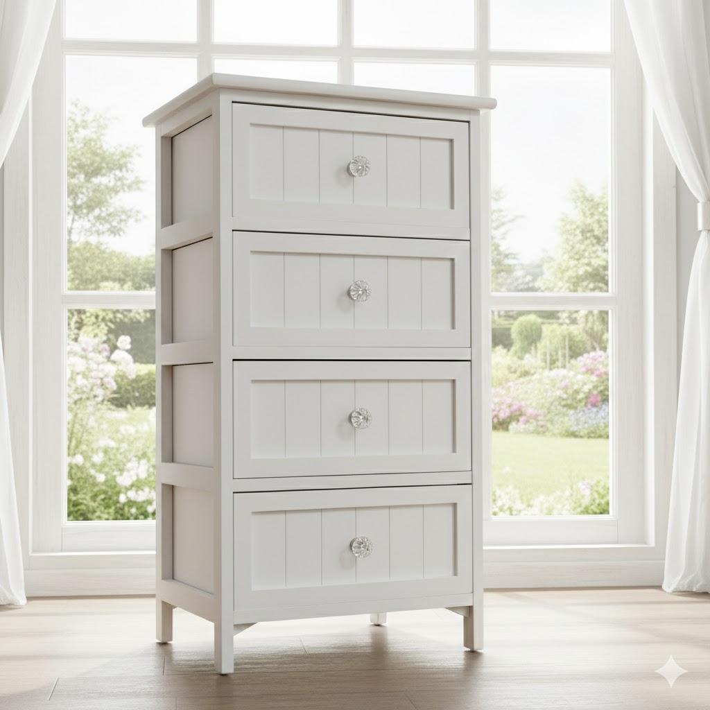 新生活応援】 ランドリーチェスト 4段 パンプキン取っ手 - メルカリ