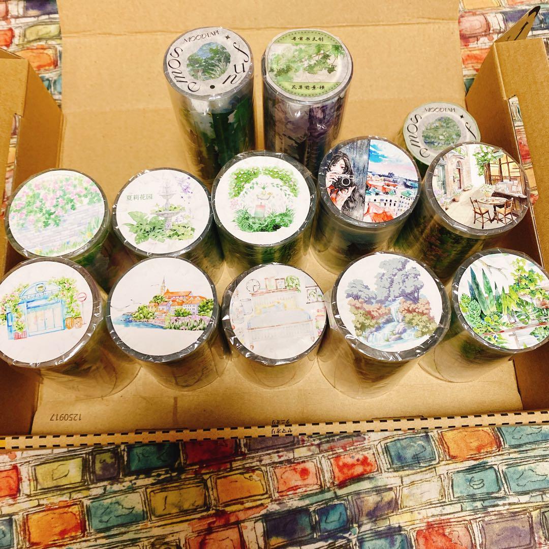 海外マスキングテープ巻売りまとめ売り 風景マスキングテープセット③