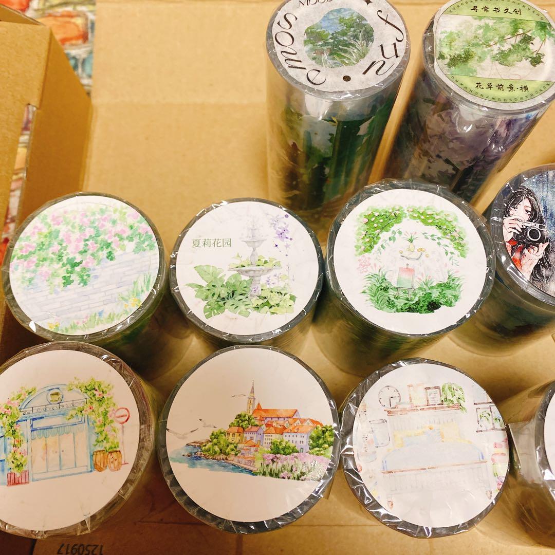 海外マスキングテープ巻売りまとめ売り 風景マスキングテープセット③