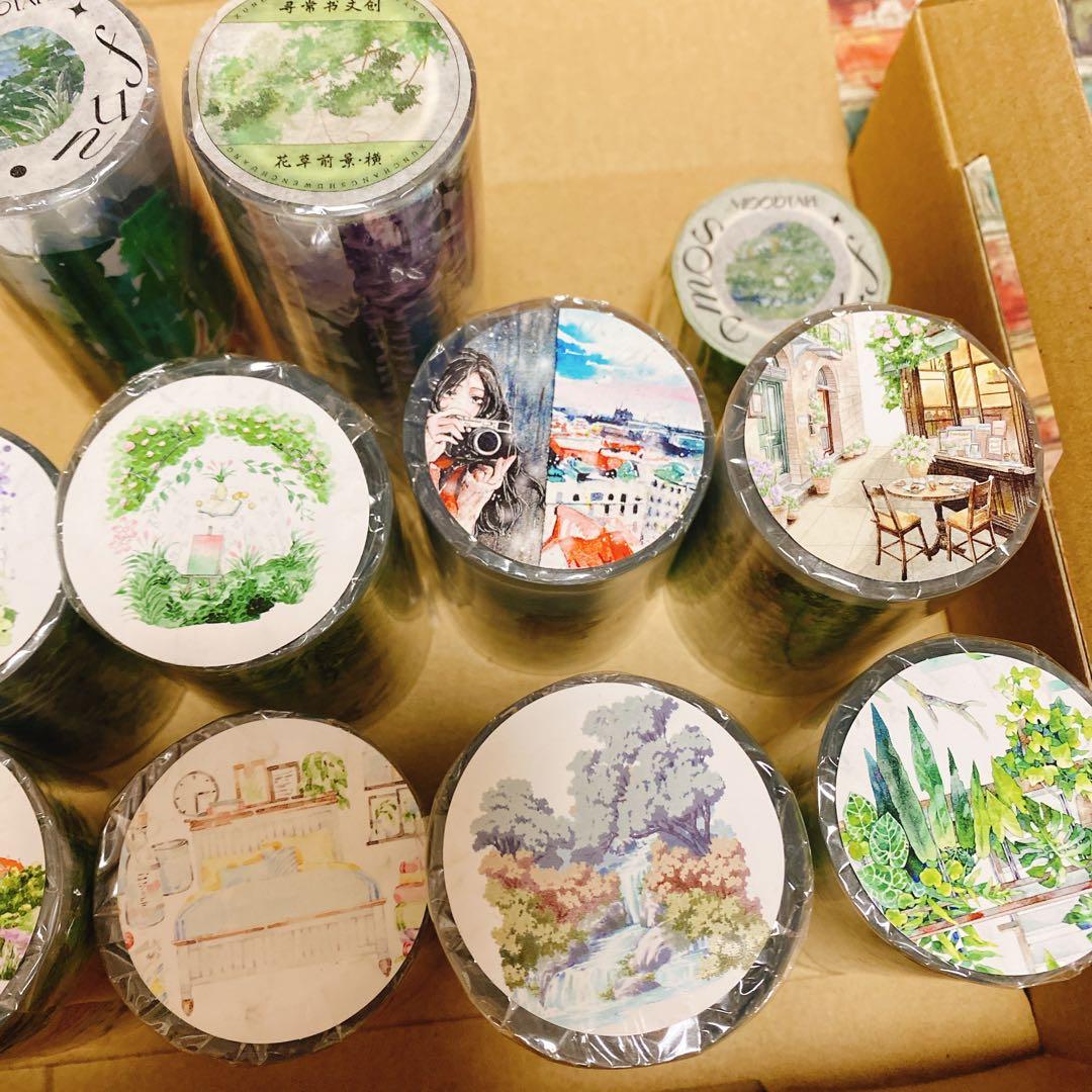 海外マスキングテープ巻売りまとめ売り 風景マスキングテープセット③