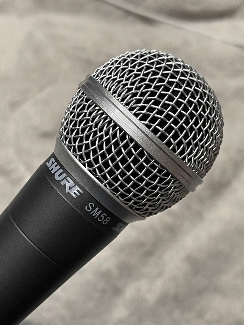 ①SHURE SM58 ダイナミックマイク 2本セット