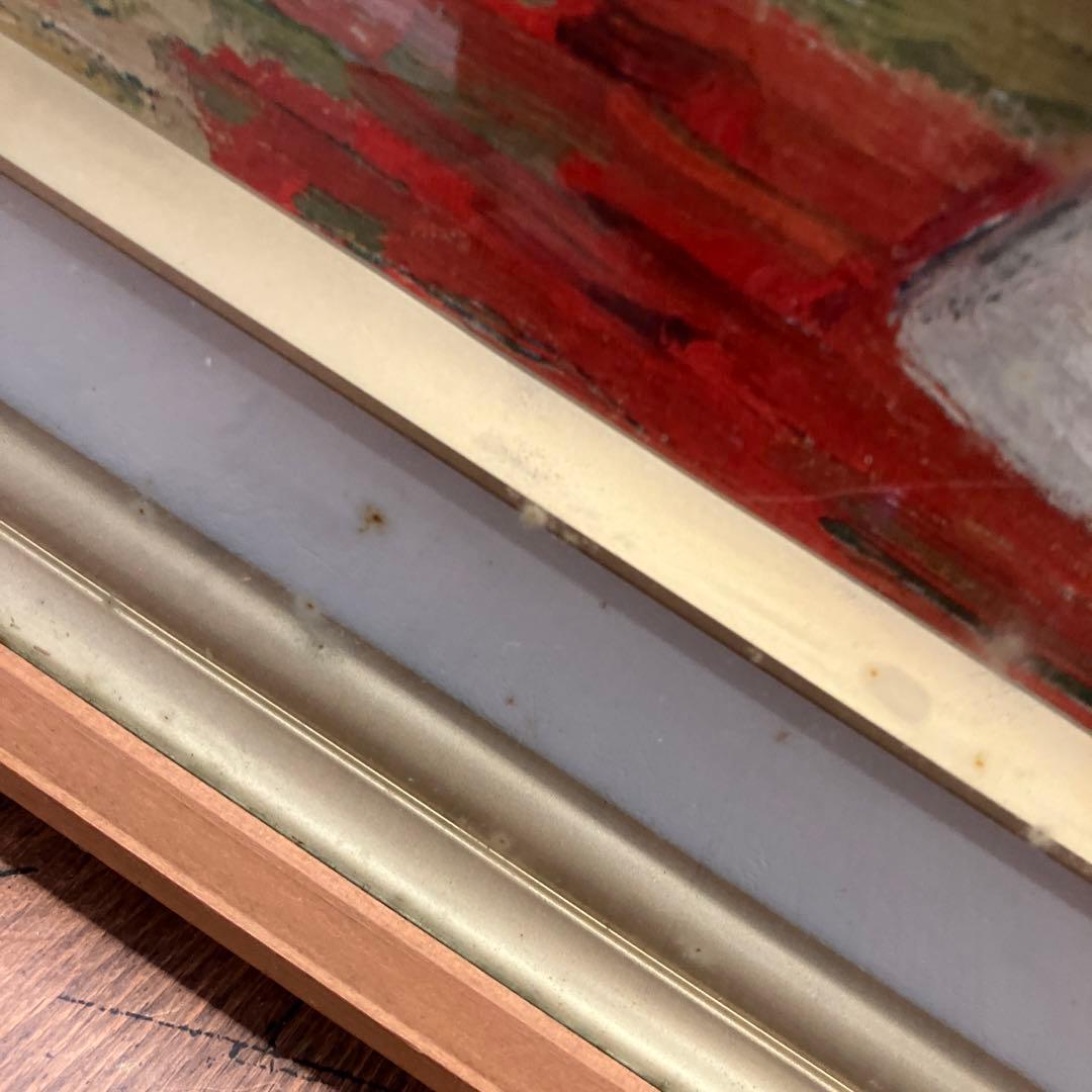 ヴィンテージ ダイフ Marcel Dyf 花瓶の花 複製画 油絵 絵画 華