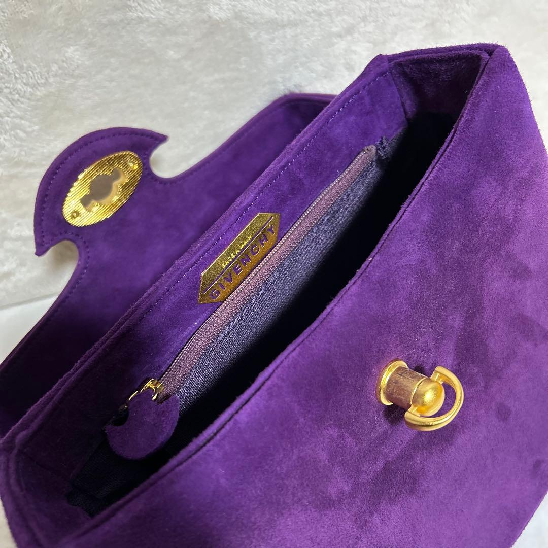 ジバンシー　ヴィンテージ　スエード ハンドバッグ