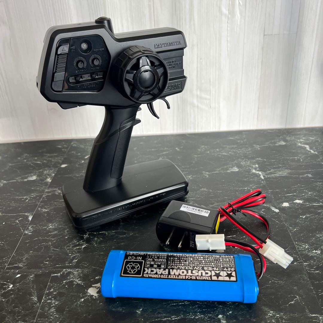 タミヤTT01 キレ角アップドリフト仕様S15シルビア未塗装ボディ付きフルセット