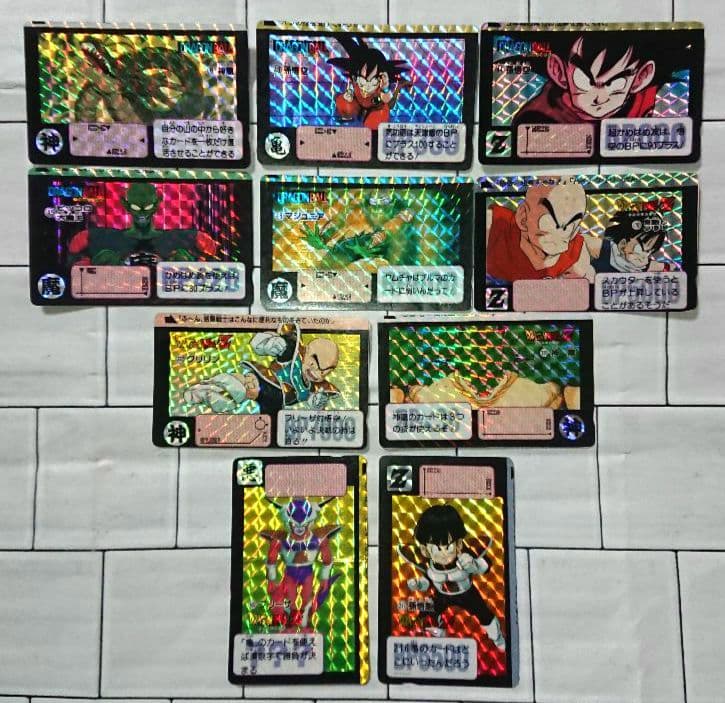 【使用済テレカ貼り】ドラゴンボール カードダス他６０枚セット