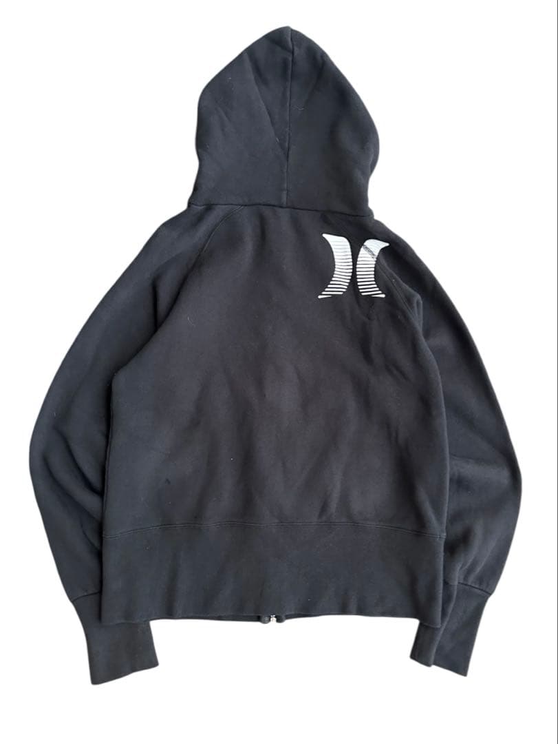 トップス fur hooded long rib hoodie