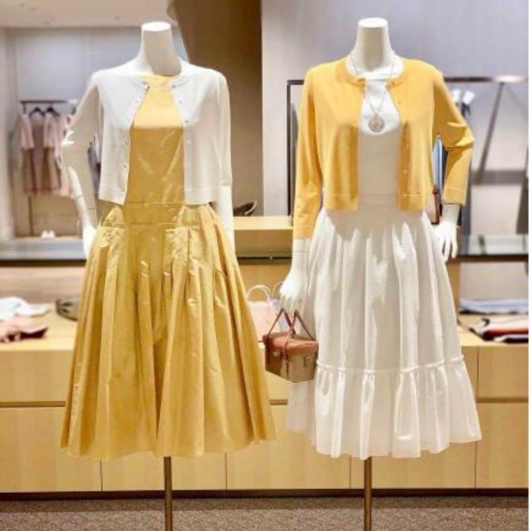 極美品✨10万 フォクシー カランコエ レース ティアードフレアスカート 40