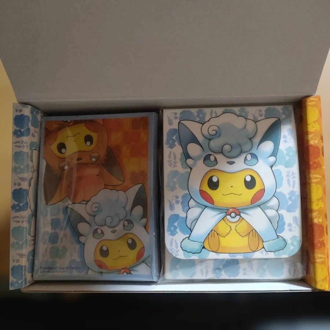 【美品】スペシャルBOX アローラロコン&ロコン ポンチョのピカチュウ