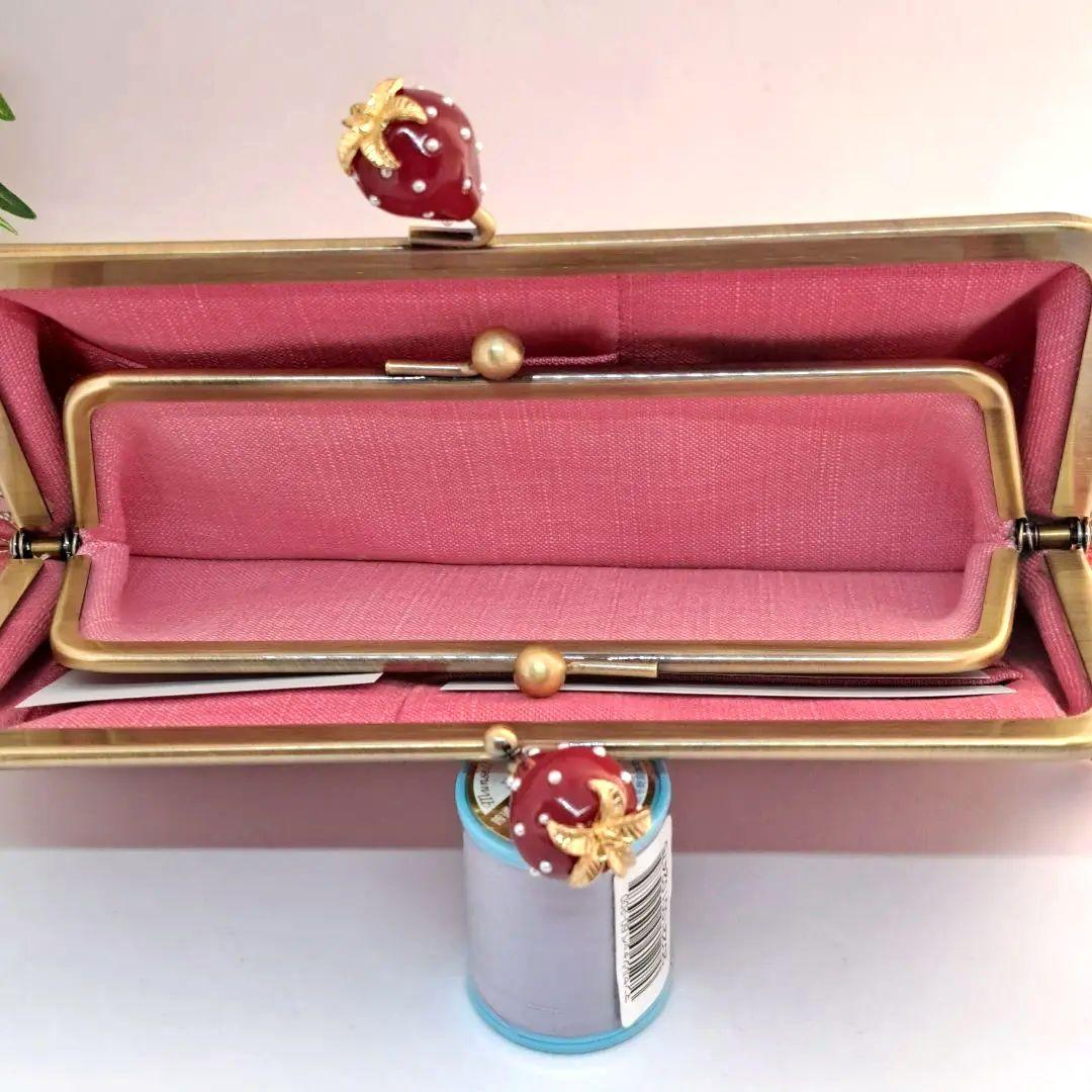 ペン&メガネケースとミニがま口、親子がま口長財布2点☆リバティ☆ハートキャノピー