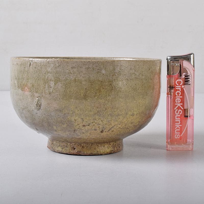 朝鮮美術 李朝 高麗青磁 茶碗 時代箱付 M R8402