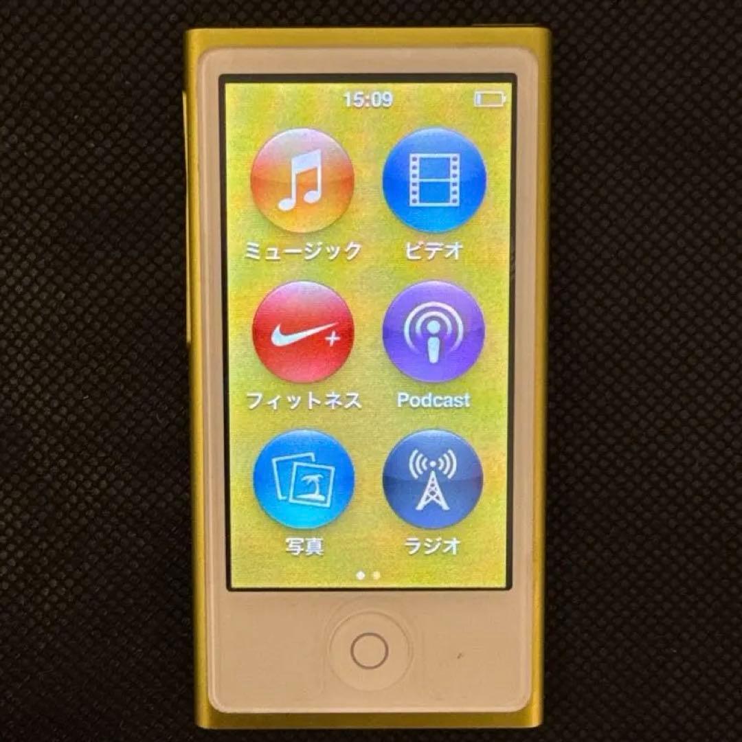 Apple iPod nano 第7世代イエロー - メルカリ