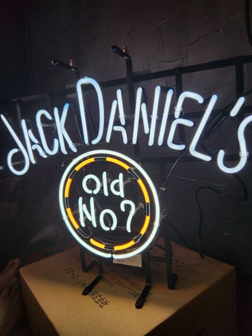 希少】jack Daniel（ジャックダニエル）ネオン管 非売品】ジャック