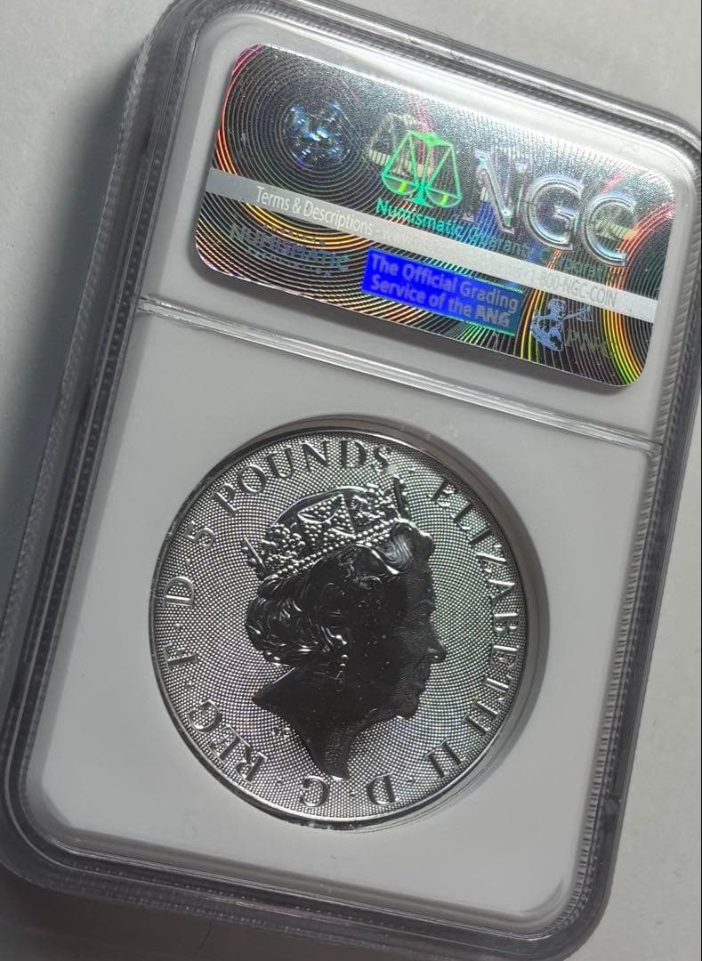 NGC最高鑑定 2019 英国 クイーンズ ビースト ビューフォート イェール