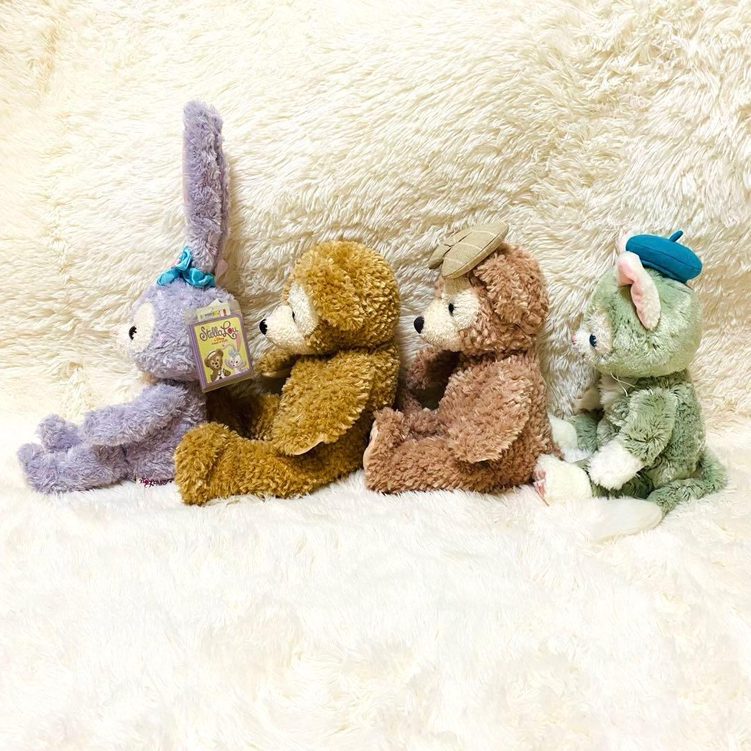 【付属品付き】ダッフィー&フレンズ ぬいぐるみ ４体セット
