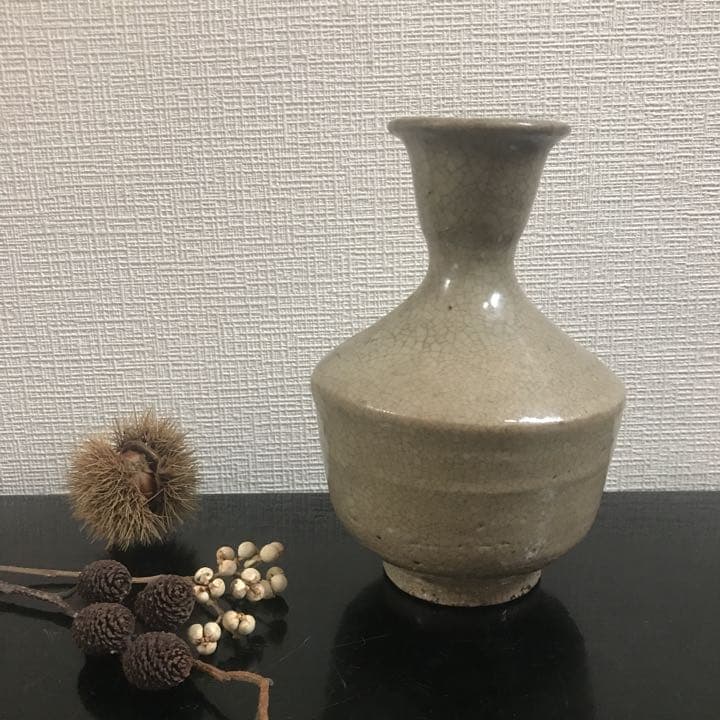 李朝瓶徳利花入盤口朝鮮古陶磁.古道具.骨董.アンティーク.井戸脇