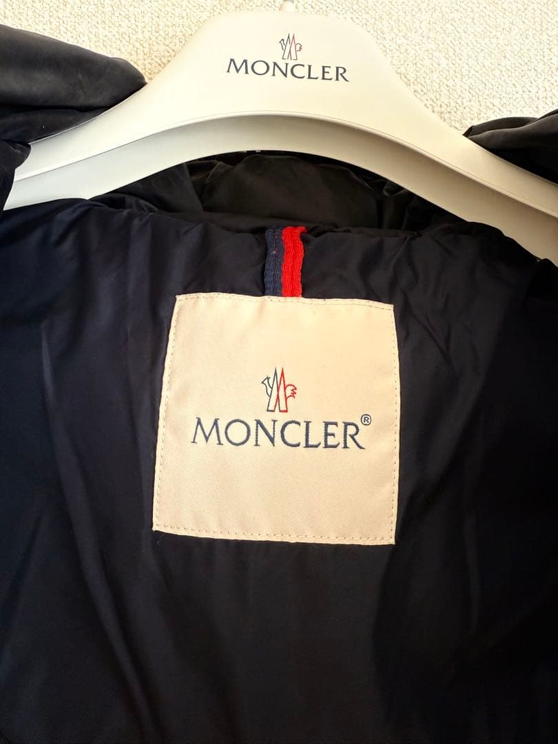 【美品】MONCLER キッズ ダウンジャケット 18-24M ネイビー 女の子