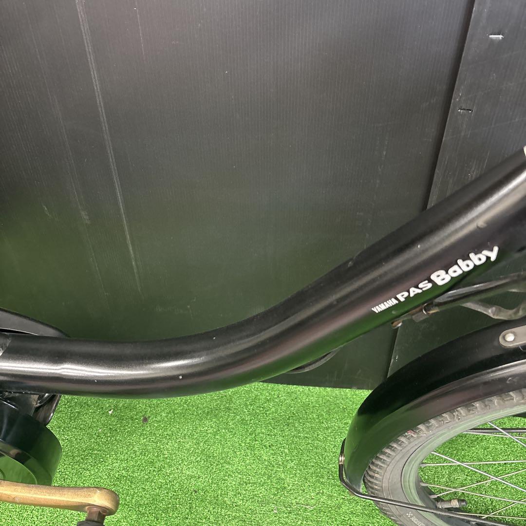 電動自転車 YAMAHA PAS Babby ブラック 3人乗り対応　18⚫️