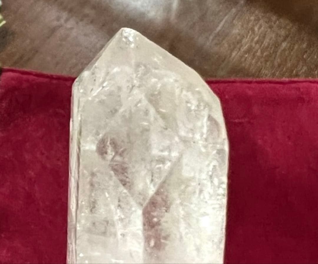 希少！】マスタークリスタル ウィンドウ 水晶ツインポイント 美術品