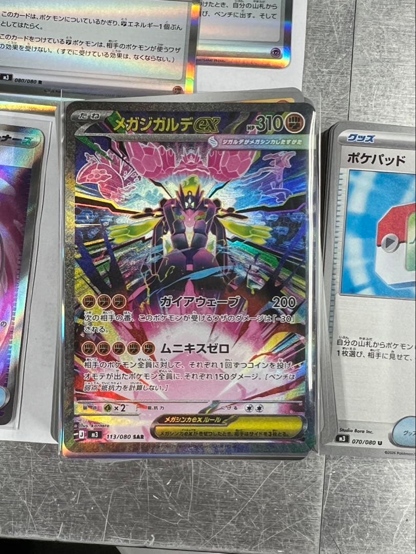 ムニキスゼロ　メガジガルデ　sar ピッピ　ar その他　汎用カード付き