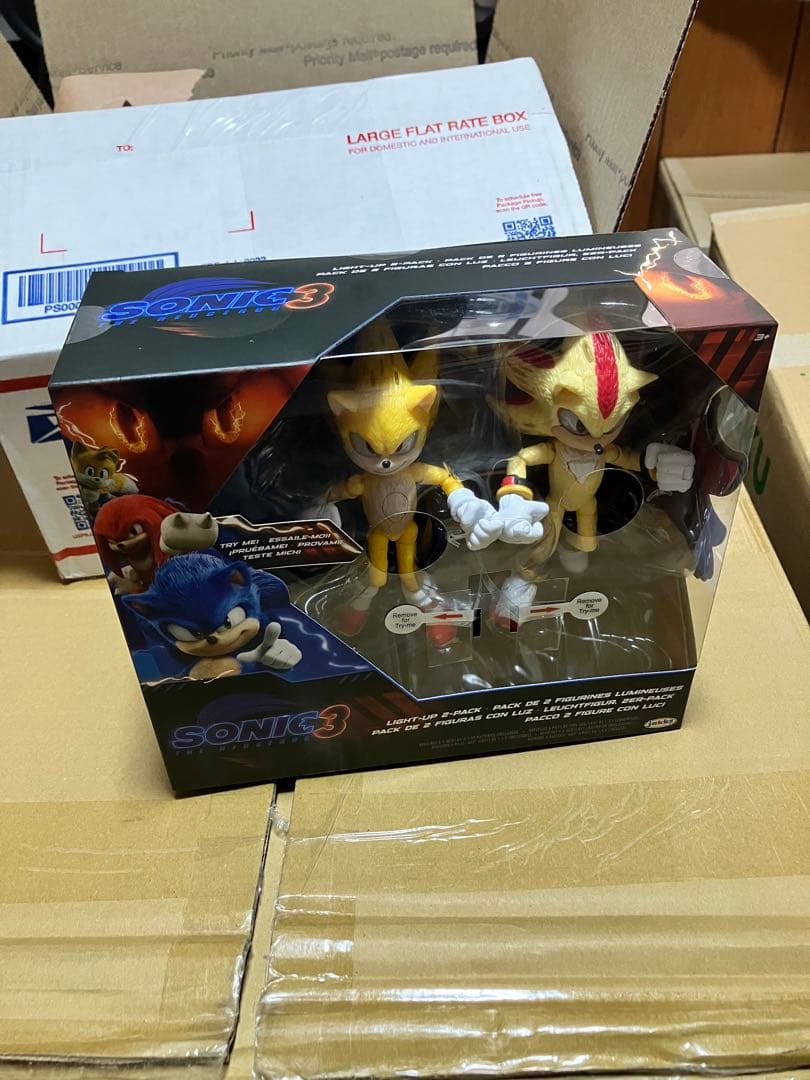 ソニック シャドウ フィギュア セット 新品 jakks pacifi