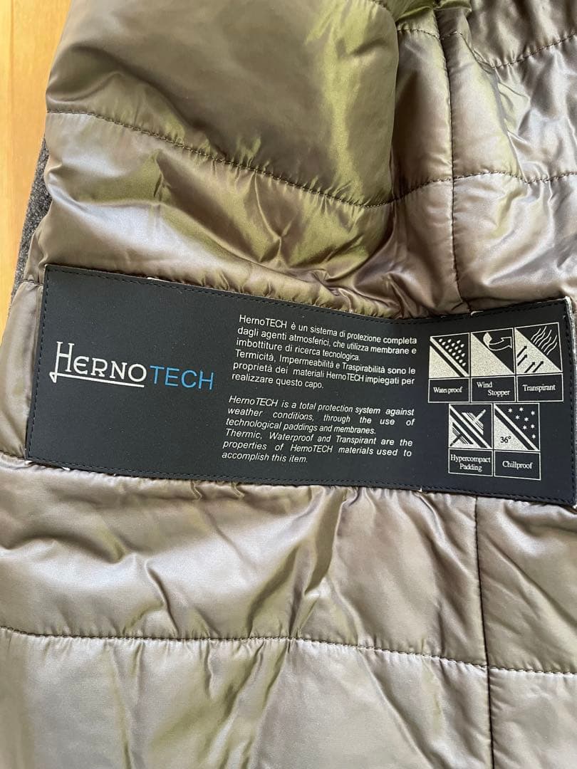 HERNO ヘルノウールスタンドカラーコート