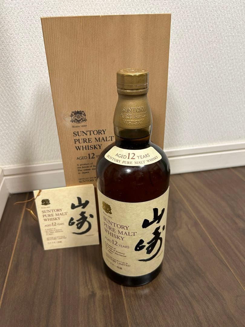 未開栓ウイスキーサントリー山崎向獅子特級760ml アルコール43%