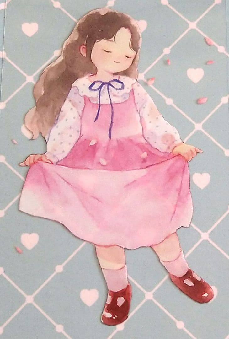 SALE✩J783▶森系萌妹(PET)欣甜切り売り海外人物マステ女の子苜暖