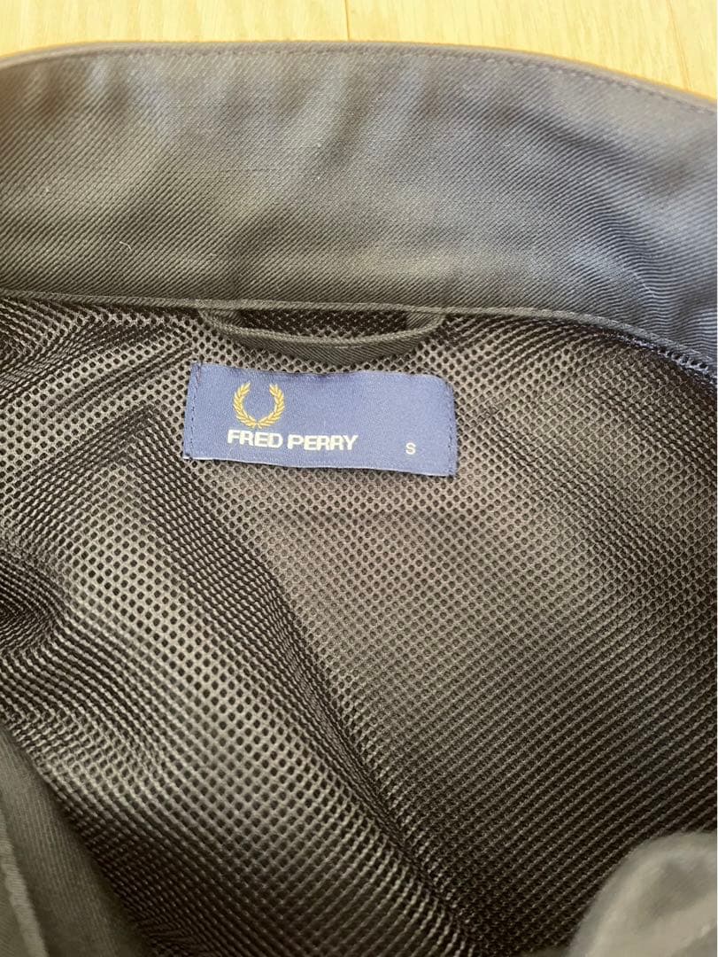 FRED PERRY フレッドペリー ショートハリントンジャケット S ブラック