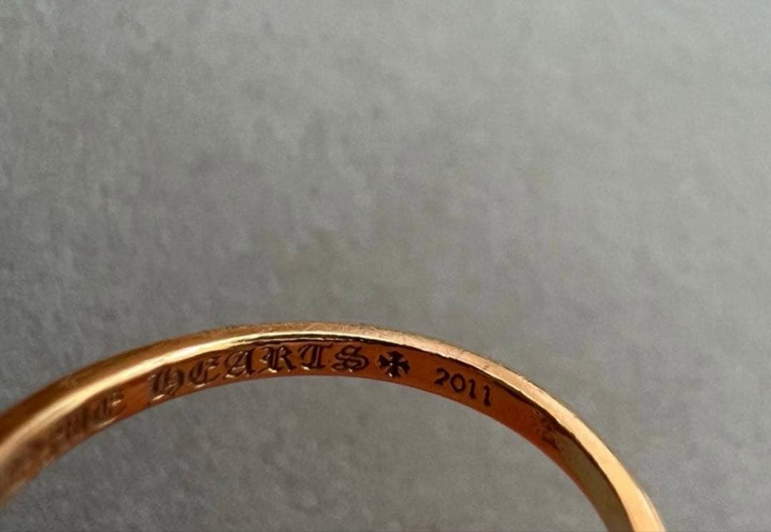 鑑定済みクロムハーツ 22K BUBBLGM STAR/22Kバブルガムスター