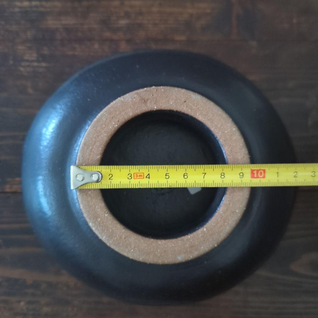 陶芸 作家もの 益子焼 島田恭子作 桜花弁型 菓子器 高台皿 コンポート