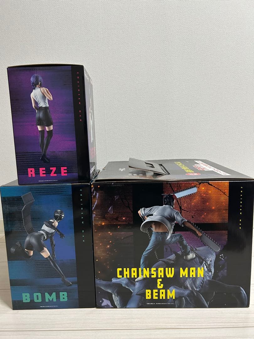 一番くじチェンソーマンフィギュア レゼ ボム ビーム ラストワン