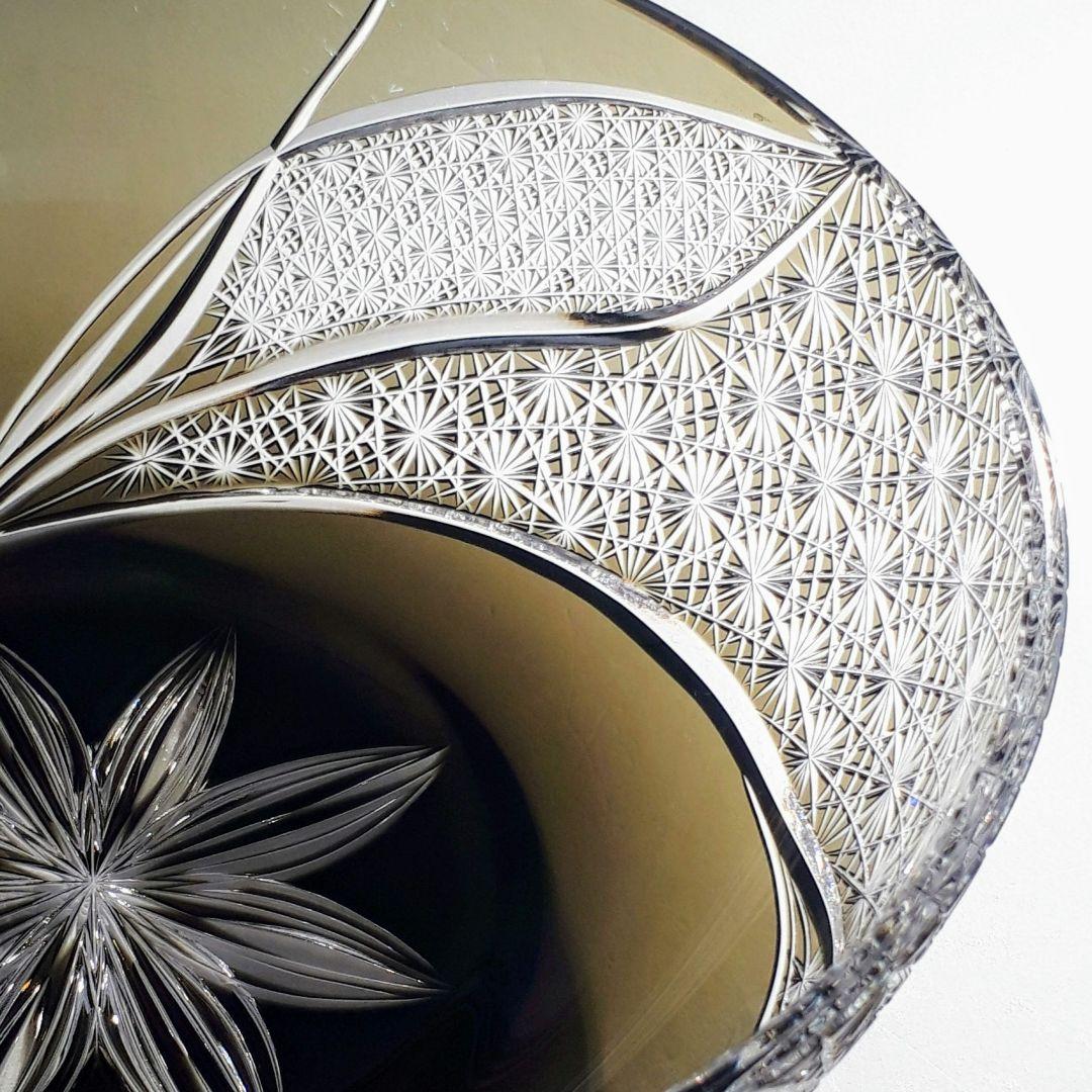 江戸切子 根本硝子工芸 根本達也 作品 中鉢【 銘： 風流 】