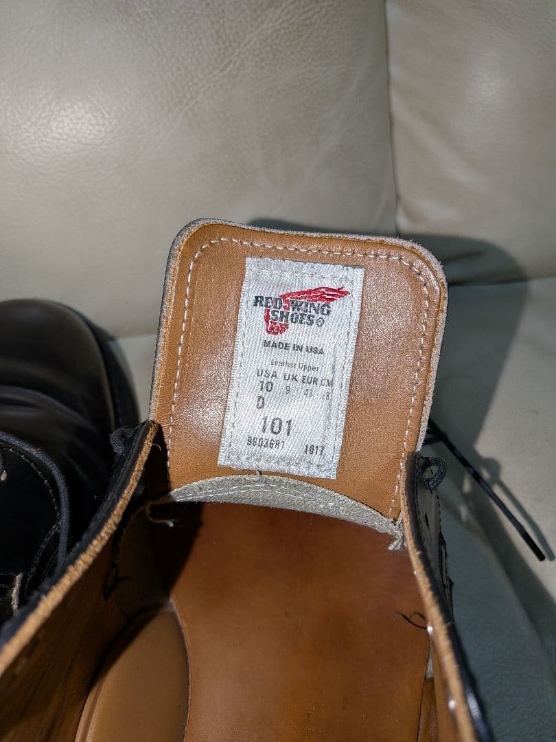 レッドウィング　101 ポストマン　10D　新品シューレース