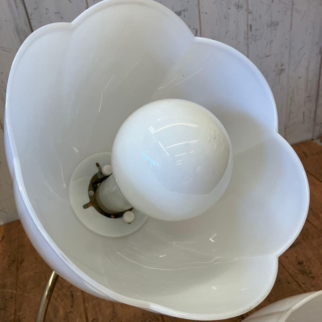 ① 丸善電機 ラッキー 花モチーフ 4灯シャンデリア 白熱灯器具