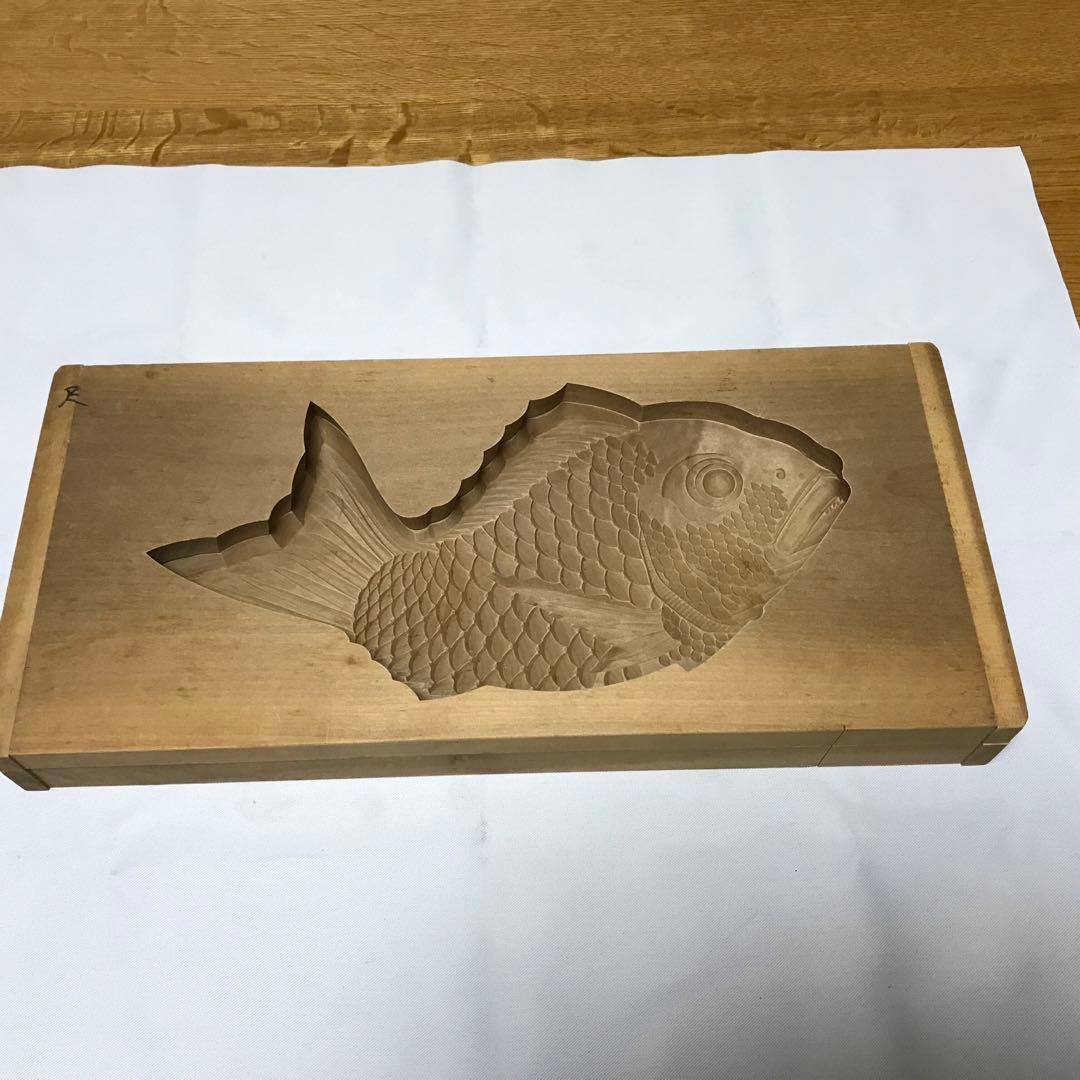和菓子 木型 落雁 鯛 古道具 古物 特大サイズ Yahoo!オークション