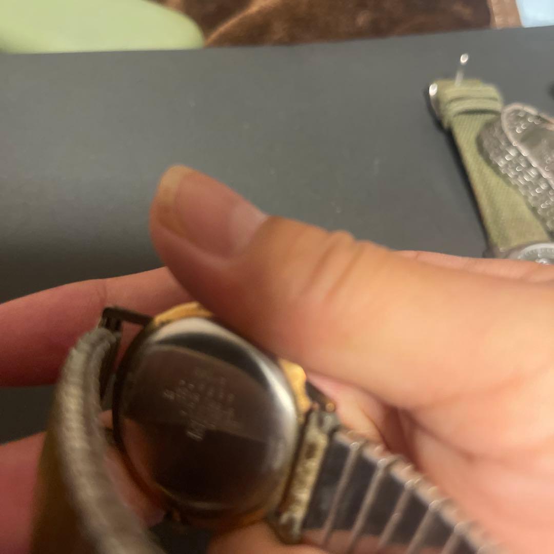 ま*す様 SEIKO 手巻き時計 シルバー