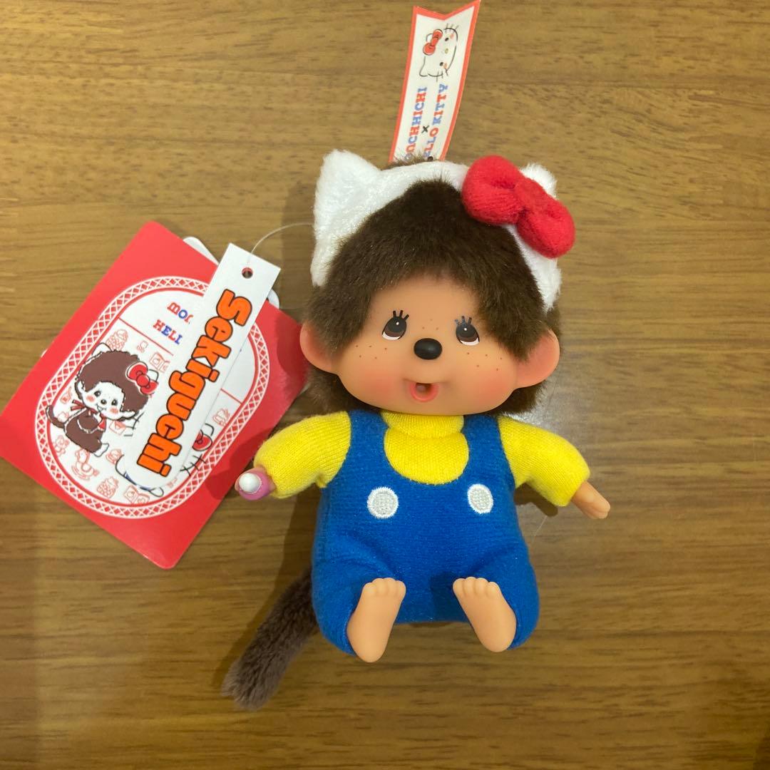 モンチッチ】モンチッチ×ハローキティ 顔でかSSキーチェーン（ハロー