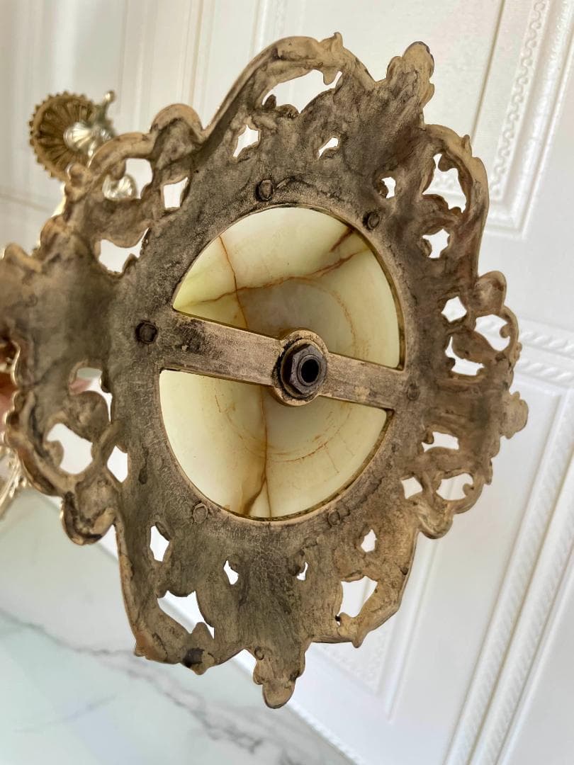 レア】オニキスキャンドルホルダー 4灯 /ヴィンテージ レア】オニキス