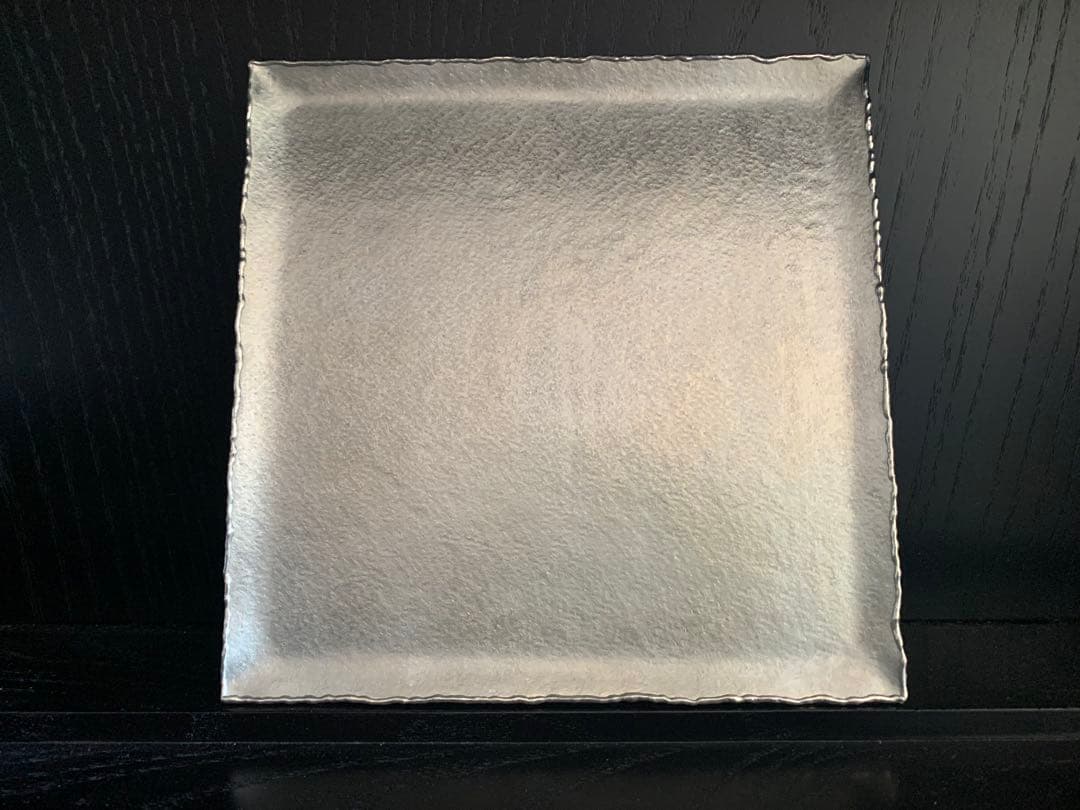 京都清課堂 錫 薄氷皿6寸