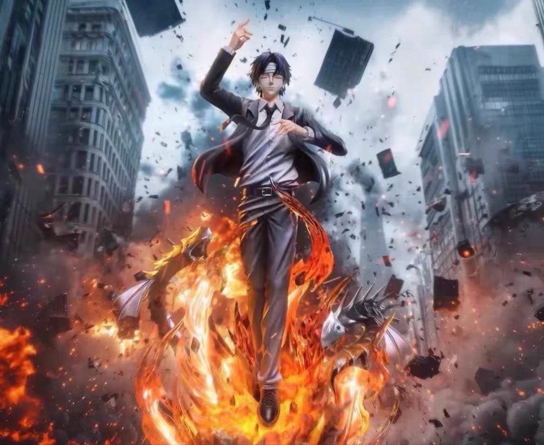 hunter×hunterクロロ＝ルシルフル ガレージキット ガレキスタチュー④ hunter×hunterクロロ＝ルシルフル ガレキ ガレージキット スタチュー