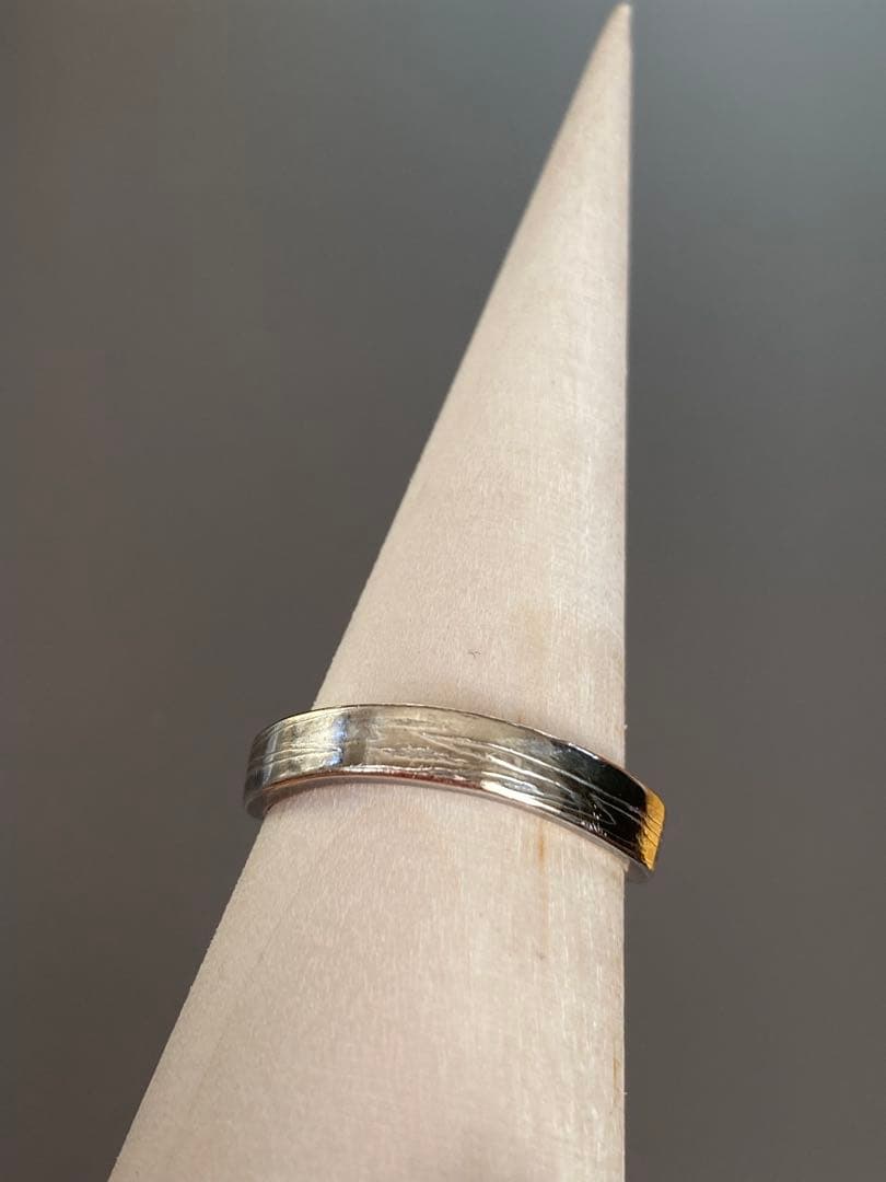 は*認様 【杢目金屋 】K18/SVマリッジリング　結婚指輪　伝統工芸手法　木目