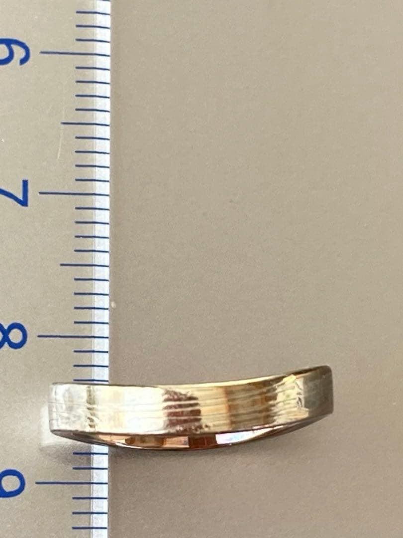 は*認様 【杢目金屋 】K18/SVマリッジリング　結婚指輪　伝統工芸手法　木目