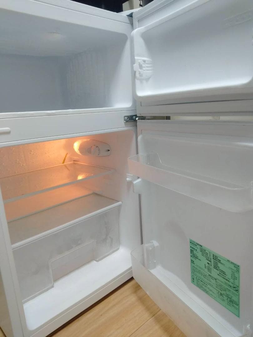 冷蔵庫 小型 2ドア 2022年製 87L PRC-B092D 一人暮らし