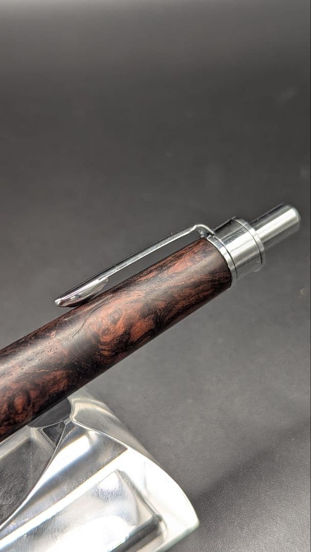 291ペン工房翌檜　特上　ホンジュラスローズウッド　木軸シャーペン　ボールペン